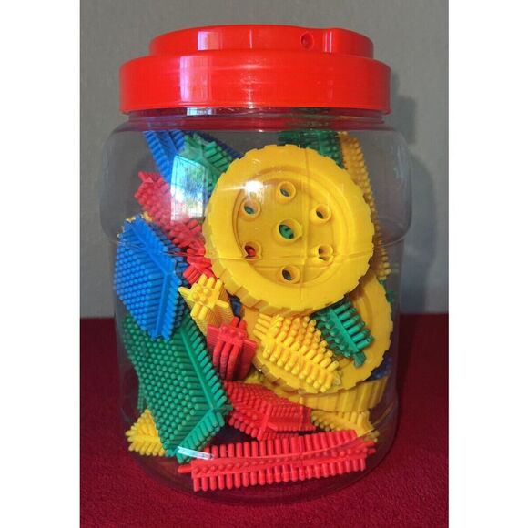 42 Learning Advantage Plastic TacTile Sensory Blocks STEM Educational Toy Set - Picture 4 of 8